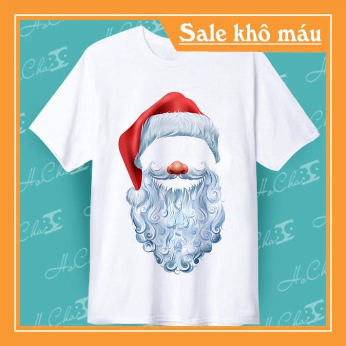 DEAL CHẤT- [ FREE SHIP ] Áo thun in hình ÔNG GIÀ NOEL - May Dây Cổ Cao Cấp (Có Hình Thật) giá cực tốt