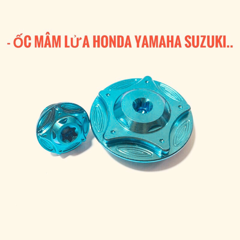 Ốc mâm lửa titan các loại xe Honda Yamaha Suzuki