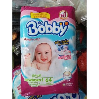 Miếng lót sơ sinh Bobby newborn 1 64 miếng