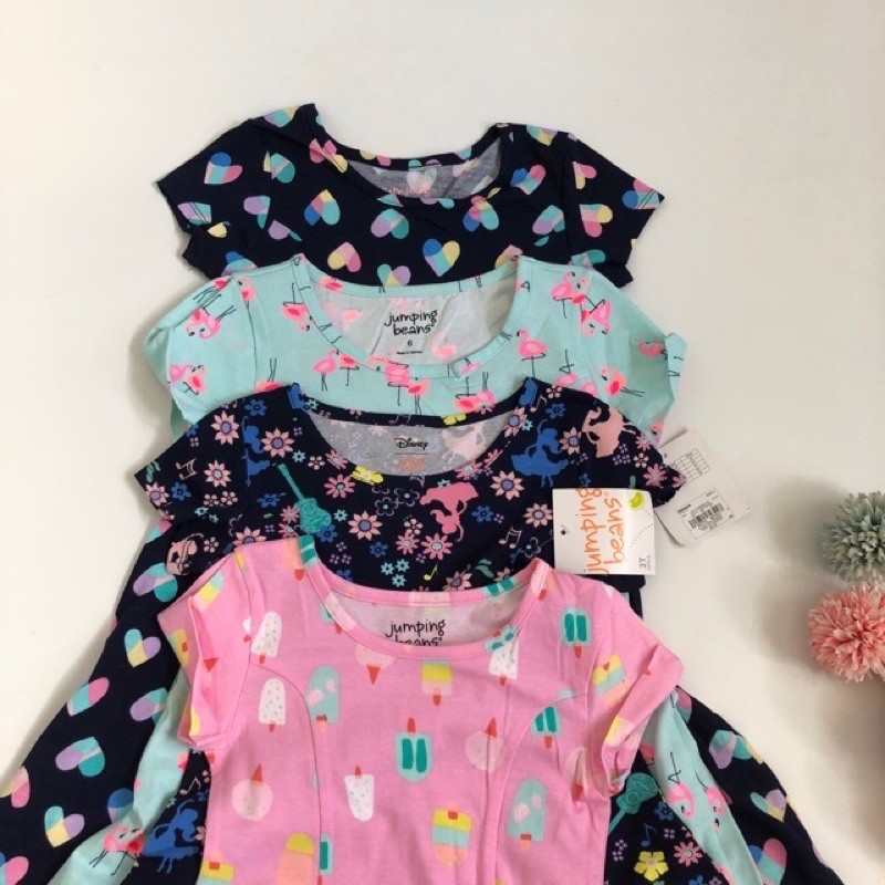 Váy cotton Jumping bean cho bé gái cực xinh