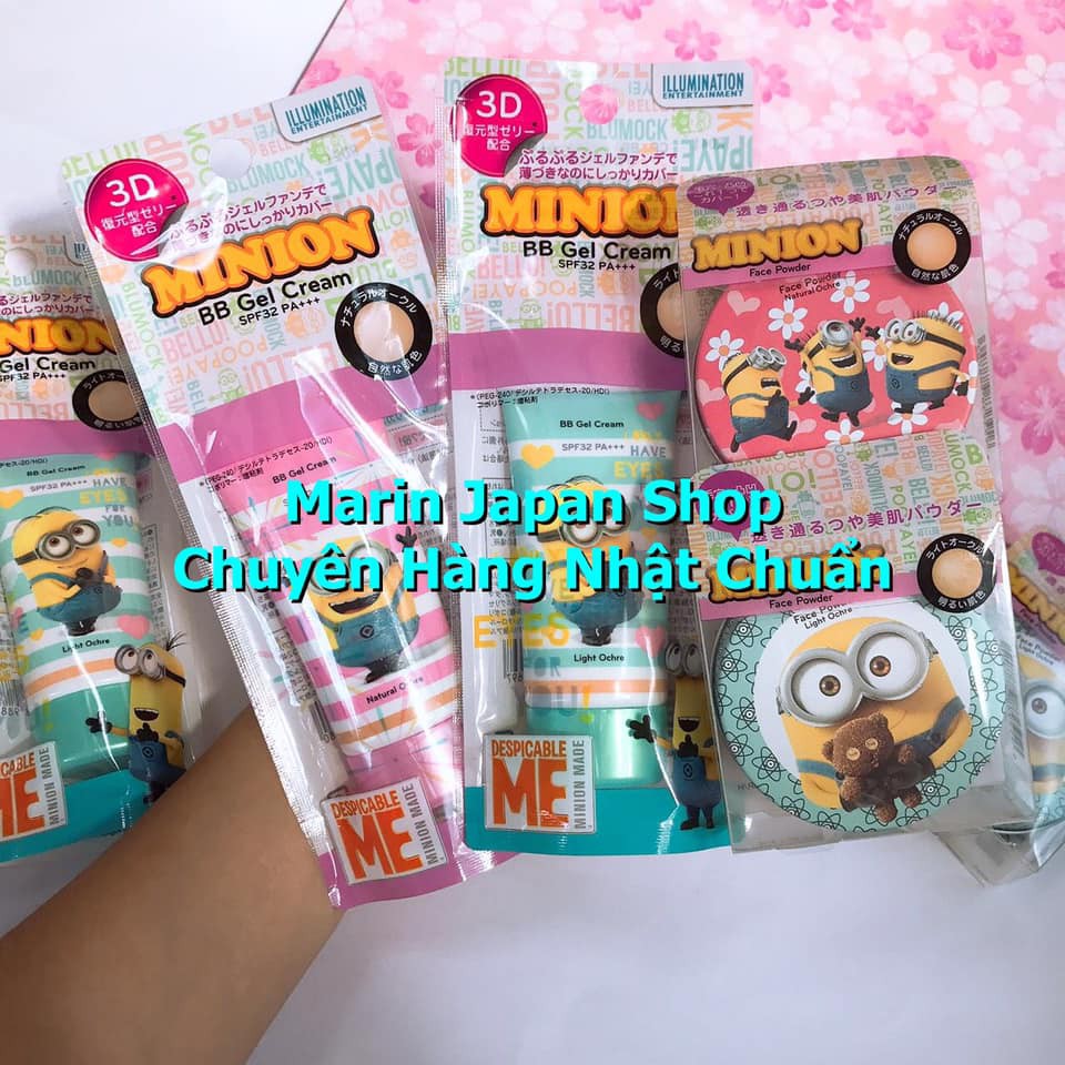 (Sale 65%)KEM NỀN VÀ PHẤN PHỦ MINION PHIÊN BẢN GIỚI HẠN HÀNG NỘI ĐỊA NHẬT BẢN