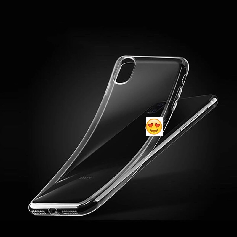Ốp lưng Silicon dẻo trong suốt cho iP 6 Plus 7 Plus X Xs Max 11 Pro 12 Mini cao cấp không ko ố bảo vệ điện thoại