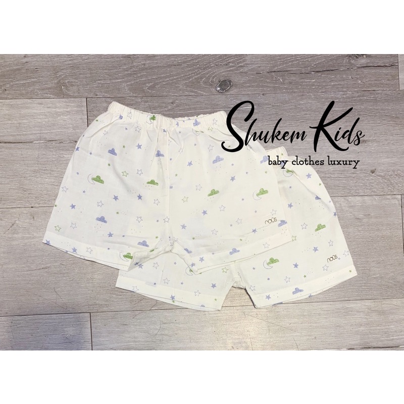 Nous - Set 2 quần xô thoáng 2 lớp chính hãng cho bé