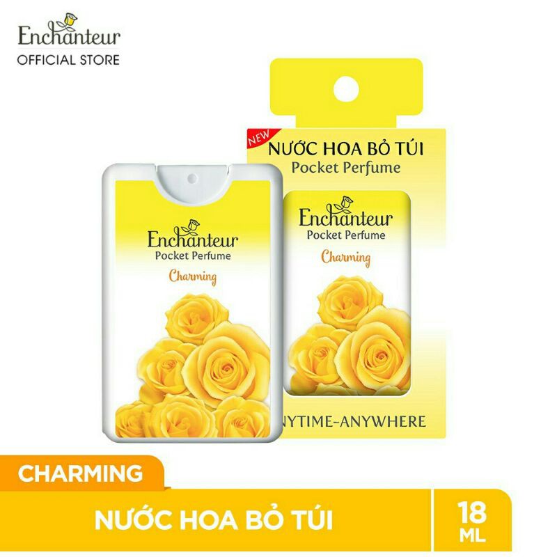 NƯỚC HOA BỎ TÚI ENCHANTEUR CHARMING - ROMANTIC - DELIGHTFUL 18ML