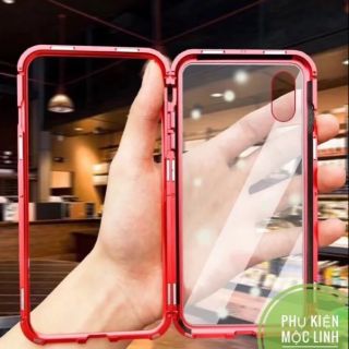 Ốp lưng kính từ Hít nam châm 360* IPhone X hiệu Likgus chống sốc - Bảo vệ máy tuyệt đối