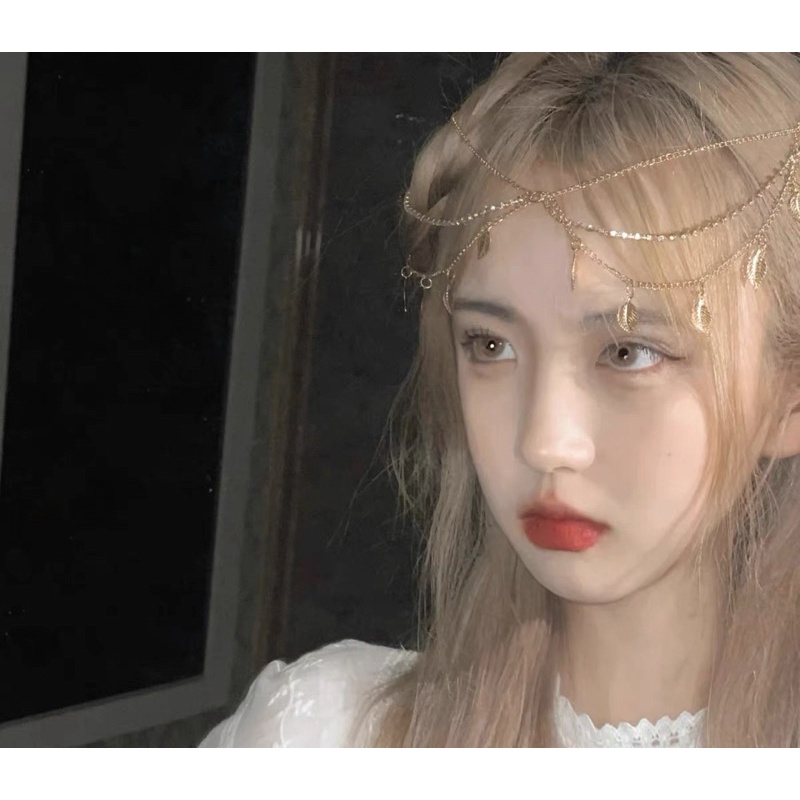 Bờm tóc bohemian - Vòng đội đầu head chain boho style - Khăn turban