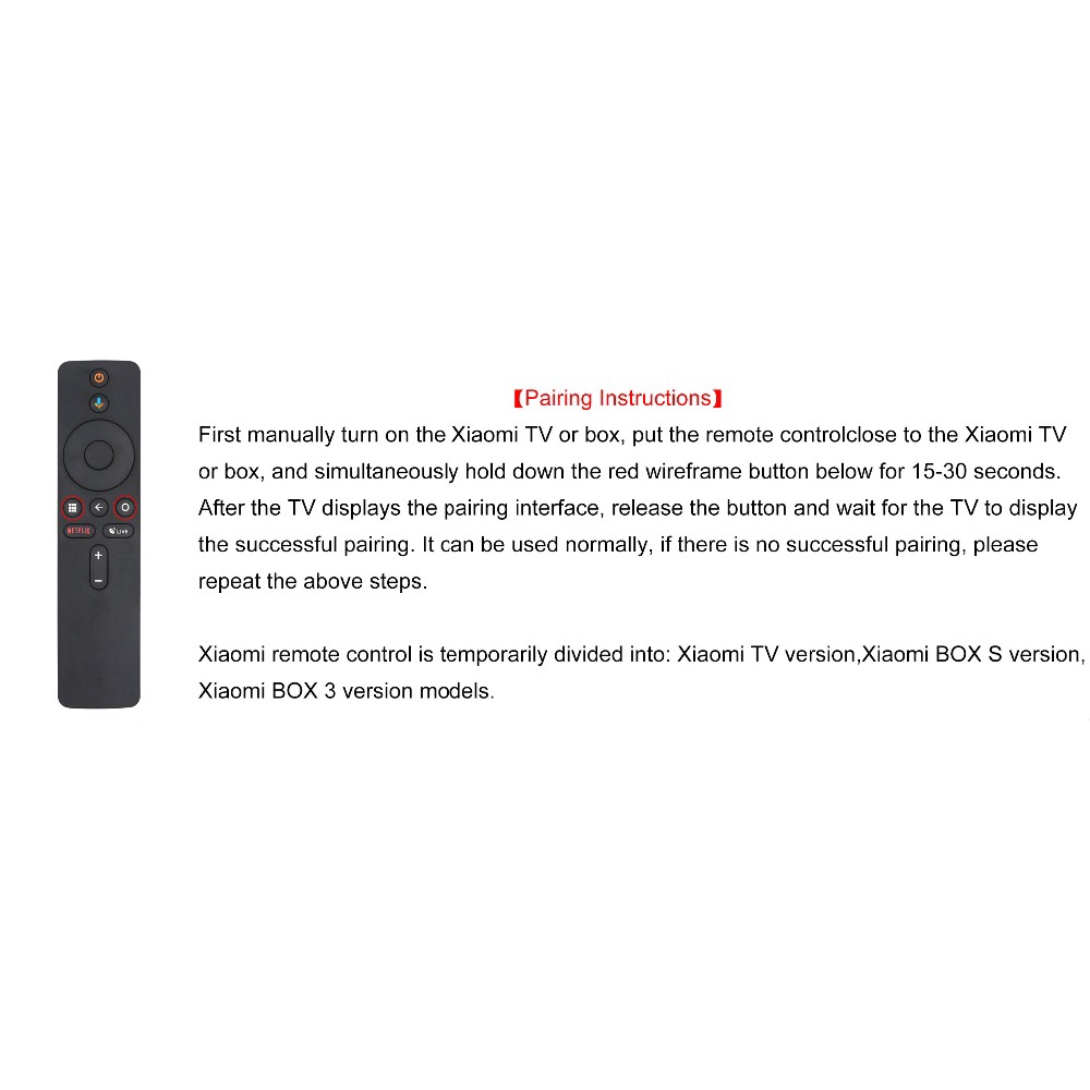 Điều Khiển Từ Xa Xa XIAOMI XMRM-006 Bluetooth Cho mi Box S 4K mi Box MDZ-22-AB MDZ-24-AA Bluetooth Google