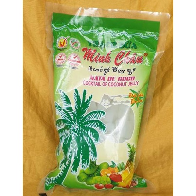Thạch dừa Bến Tre Minh Châu túi 500gram