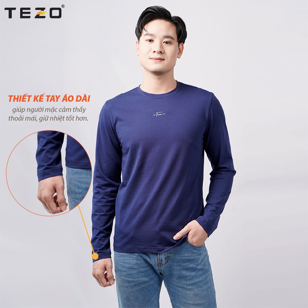 Áo thun trơn nam TEZO, chất liệu cotton cao cấp,6 màu, nam tính phù hợp với mọi lứa tuổi 2109ATOB01 | BigBuy360 - bigbuy360.vn