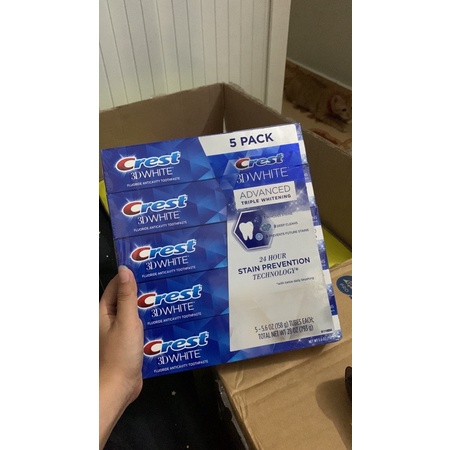 Kem đánh răng Crest 3Dwhite