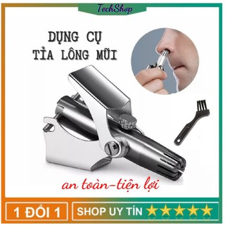 Dụng Cụ Cắt Tỉa Lông Mũi Bằng Tay Cao Cấp Kemei ES-108 - Thép Không Gỉ Cao Cấp, Máy Cắt Lông Mũi An Toàn Tiện Lợi