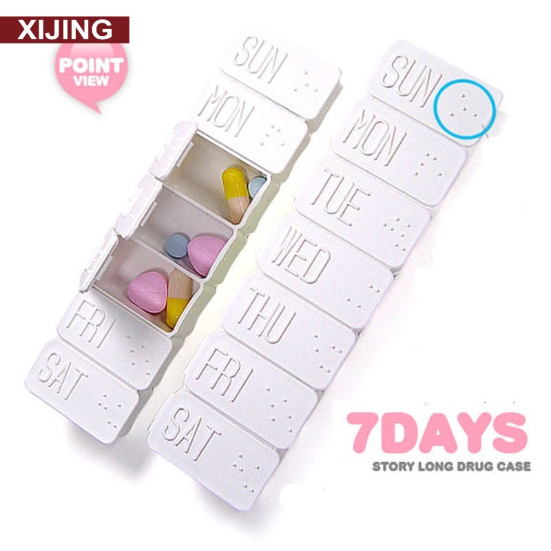 Hộp chia thuốc 7 ngày trong tuần tiện lợi chất lượng