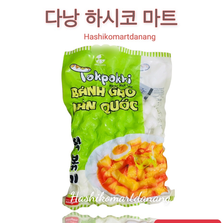 Bánh gạo tokbokki hình sao hoa tim 500g
