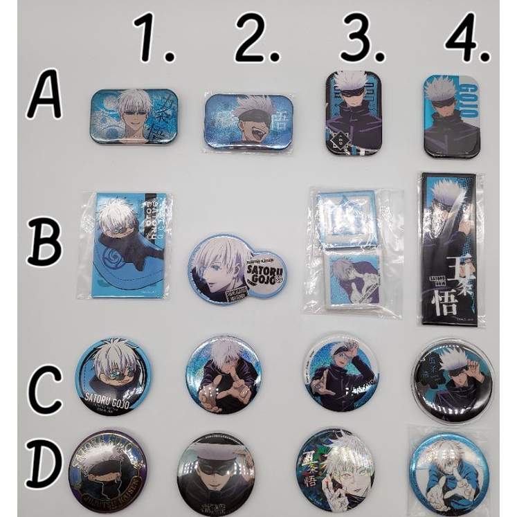 Móc khóa, huy hiệu, kẹp giấy chủ đề Jujutsu Kaisen JJK số 28, chính hãng Bandai