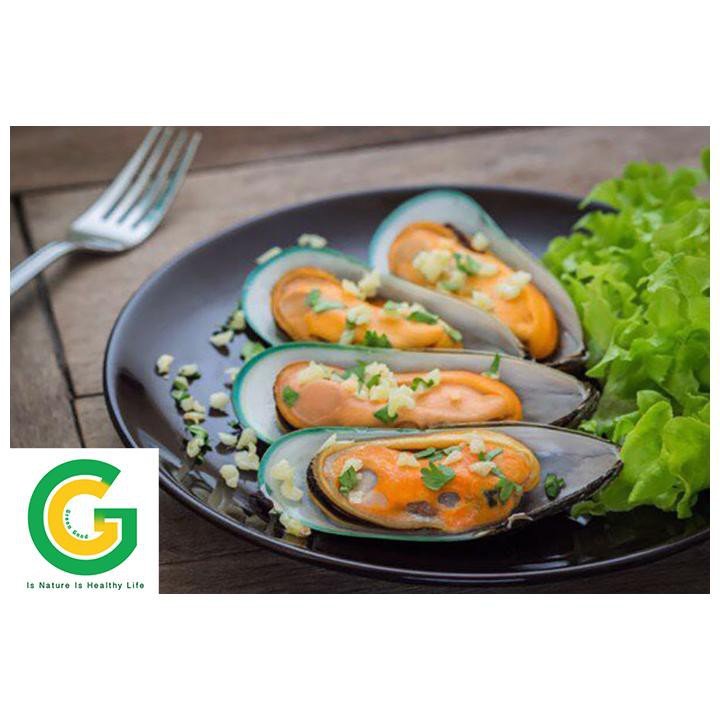 Vẹm Xanh Nửa Mảnh New Zealand Nhập Khẩu Green Good Chuyên Nướng, Hấp, Sốt