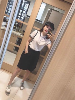 ÁO POLO NỮ VIỀN CỔ