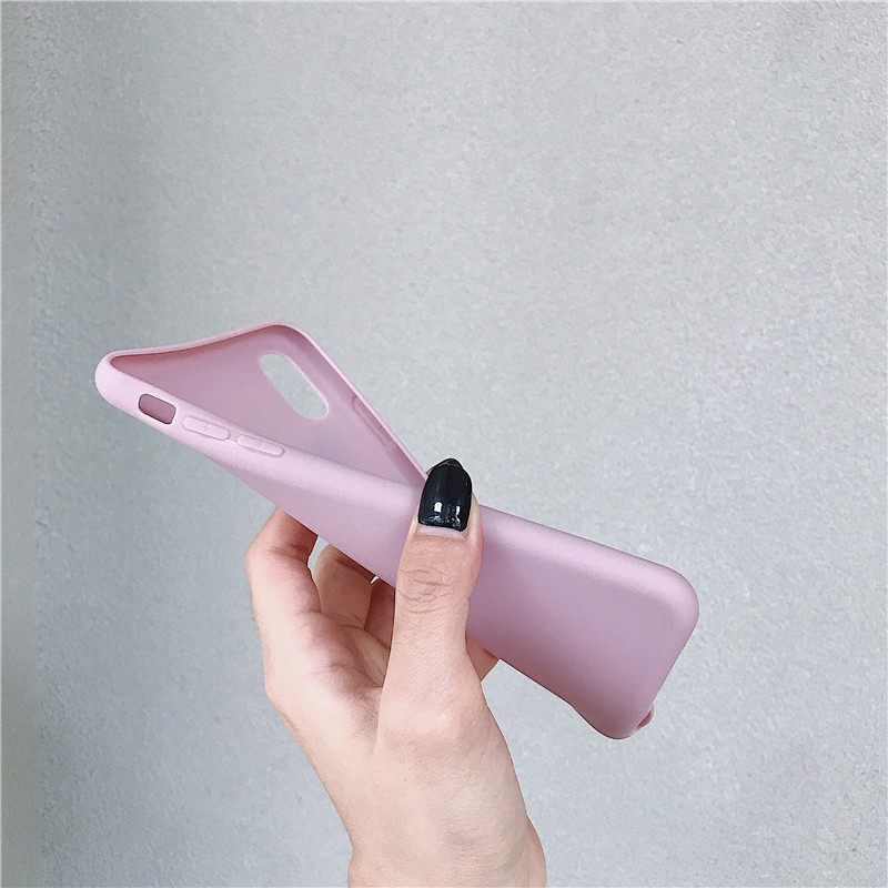 Ốp lưng OPPO A83 A71 A57 A39 A37 A37F F11 Pro F9 F7 F5 F1S Realme 5 5i 5S 6i Colorful Candy Solid Color Soft TPU Case