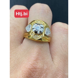 nhẫn nam mạ vàng phong cách đẳng cấp htj