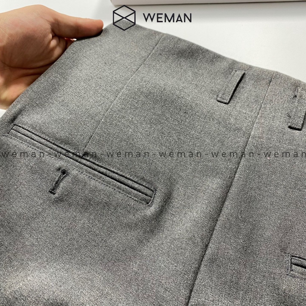 Quần Âu Nam, Quần Âu Nam Cạp Cao Hollywood, Thiết Kế Tinh Tế, Chất Liệu Cao Cấp Dáng Slim Fit WEMAN-HLW01