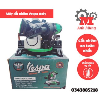 Máy cắt nhôm vespa 2500w italia vs-355 bảo hành 12 tháng