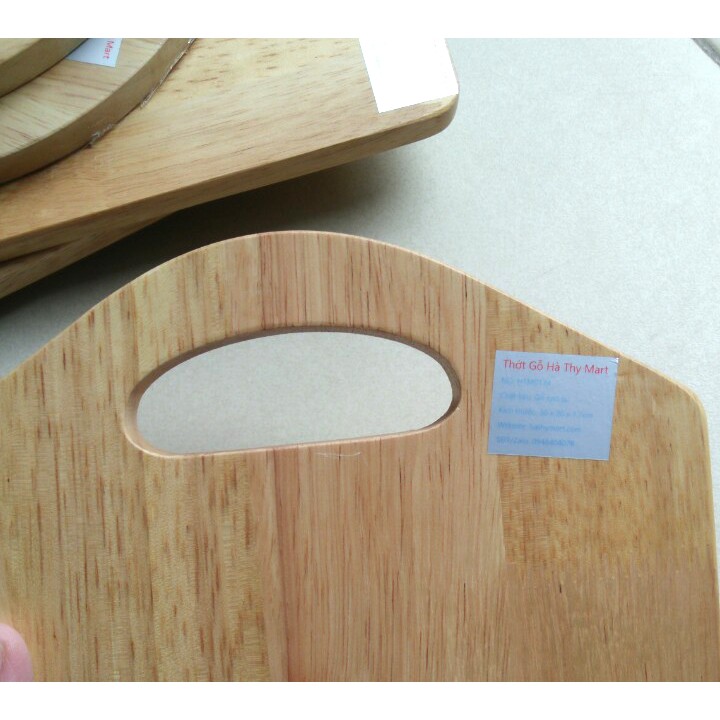 Thớt gỗ cao su tự nhiên Hà Thy đẹp rẻ giá tốt [Nhiều size tròn - chữ nhật- vuông] | BigBuy360 - bigbuy360.vn