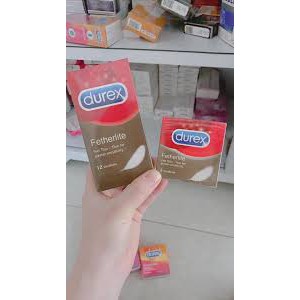 [Siêu khuyến mãi] Mua một hộp bao cao su Durex 12 bao Fertherlite tặng ngay 1 hộp Durex Fertherlite (3 bao)(Chính hãng)