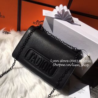 Túi Jadior sỏ tay sang chảnh tag đen - ảnh thật