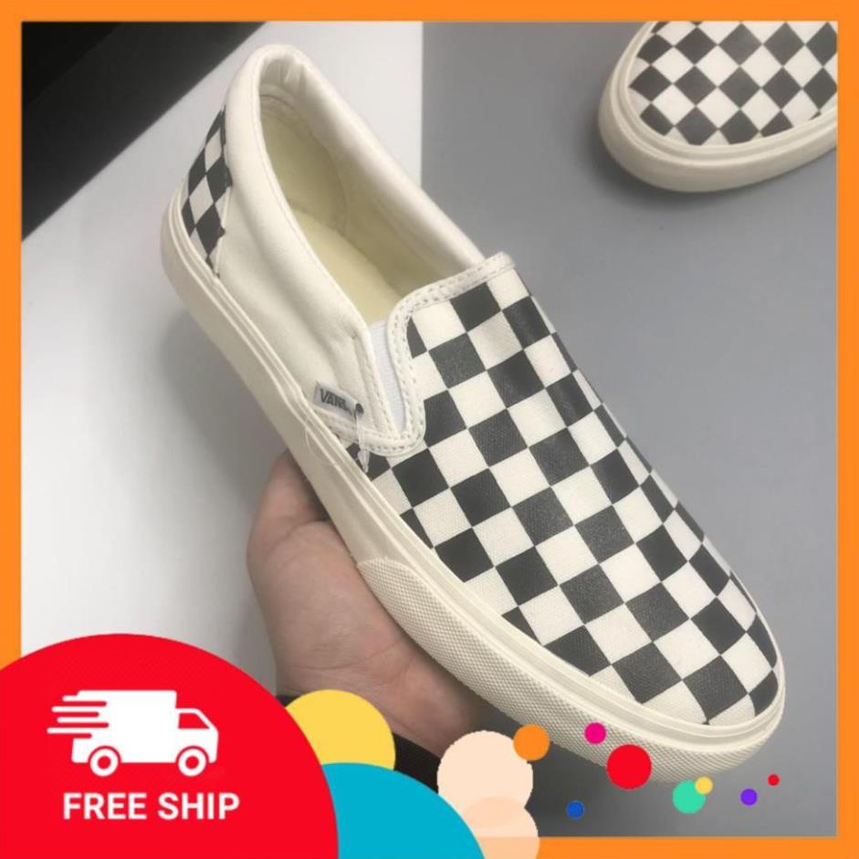 🐺 Giày Sneaker Vans Slip-On Caro Style Vault Cao Cấp Đi Học Đi Chơi Full Size Nam Nữ (36-43)