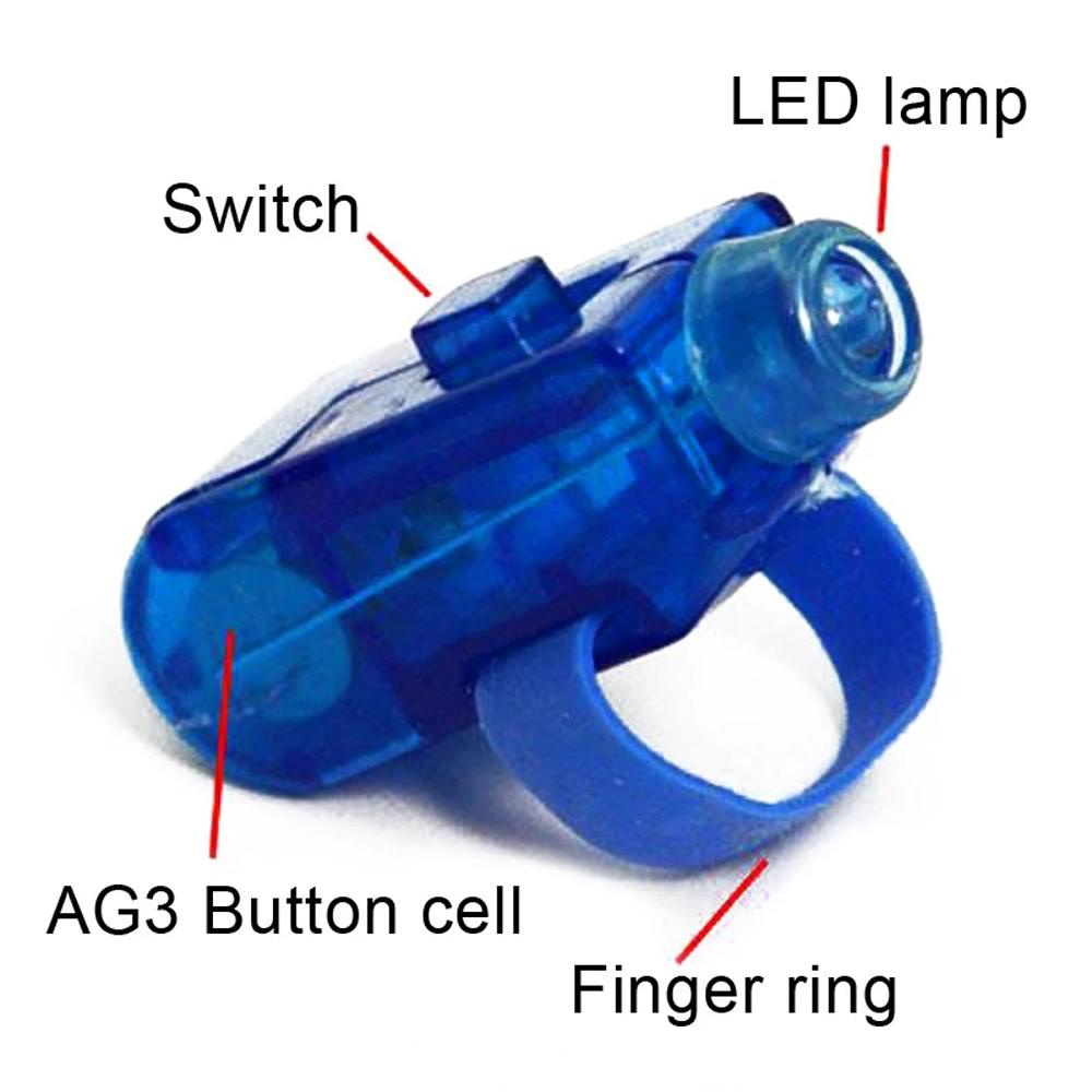 Đèn Led Đeo Ngón Tay Nhiều Màu Sắc Cho Trẻ Em