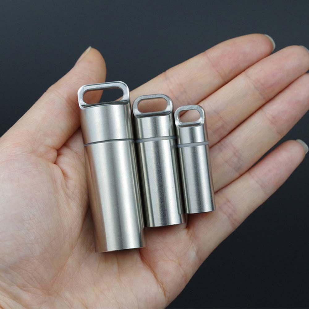 Hộp Đựng Thuốc Mini Bằng Thép Không Gỉ Thân Thiện Với Môi Trường Ốp