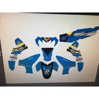 Tem trùm sirius 110 xanh đen shadow speed