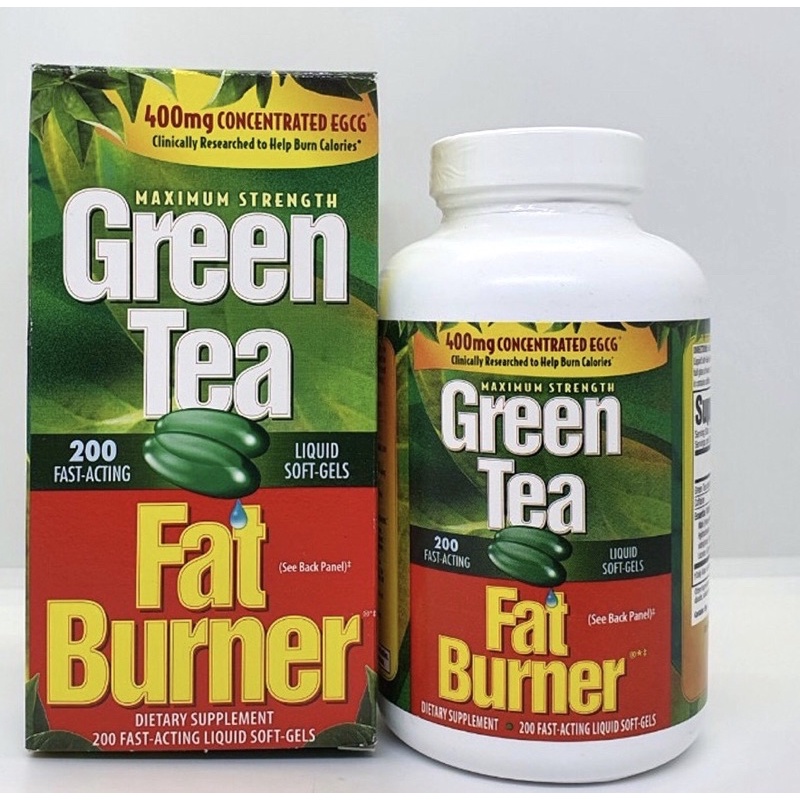 Viên uống giảm cân trà xanh Green Tea Fat Burner 200viên -Bill Mỹ
