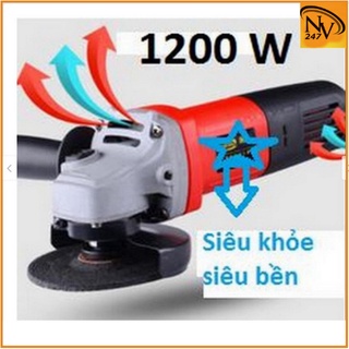 Máy mài aotuo 1200w lõi đồng, máy cắt cầm tay