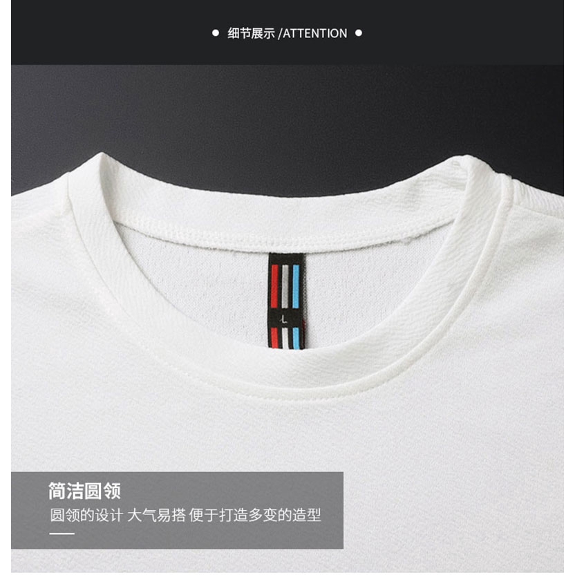 Bộ áo thun cổ tròn tay ngắn + quần ngắn cho phái nam #5801 | BigBuy360 - bigbuy360.vn