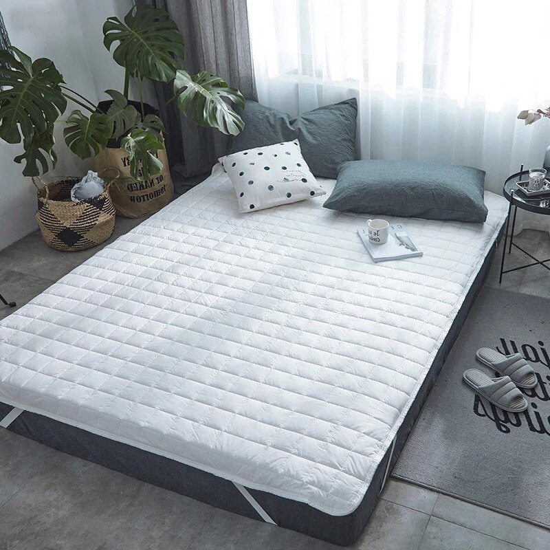 Tấm lót bảo vệ nệm có thun cài 4 góc SAV 35 MD.Decor - Bedding chống thấm an toàn cho nệm M4,M6,M8