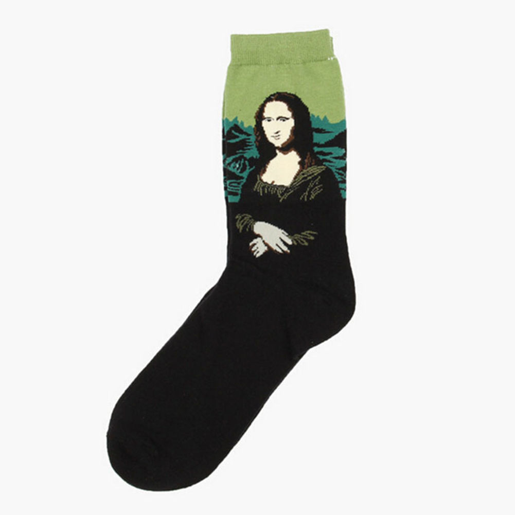 Đôi vớ họa tiết tranh sơn dầu của Van Gogh sành điệu