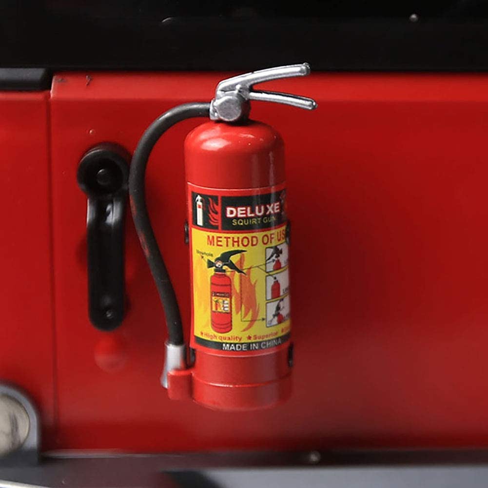 Mô Hình Bình Chữa Cháy Mini Và Bộ Phụ Kiện Cho Xe Địa Hình Rc Tỷ Lệ 1 / 10 Trục Scx10 Traxxas Trx4