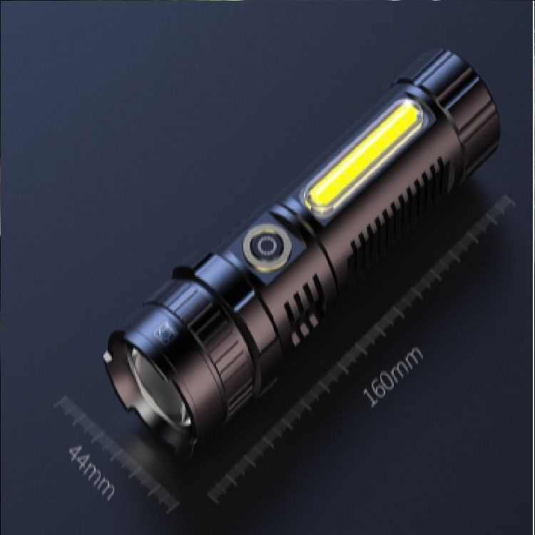 Đèn pin siêu sáng cầm tay 26650 chip led P70 sạc type c