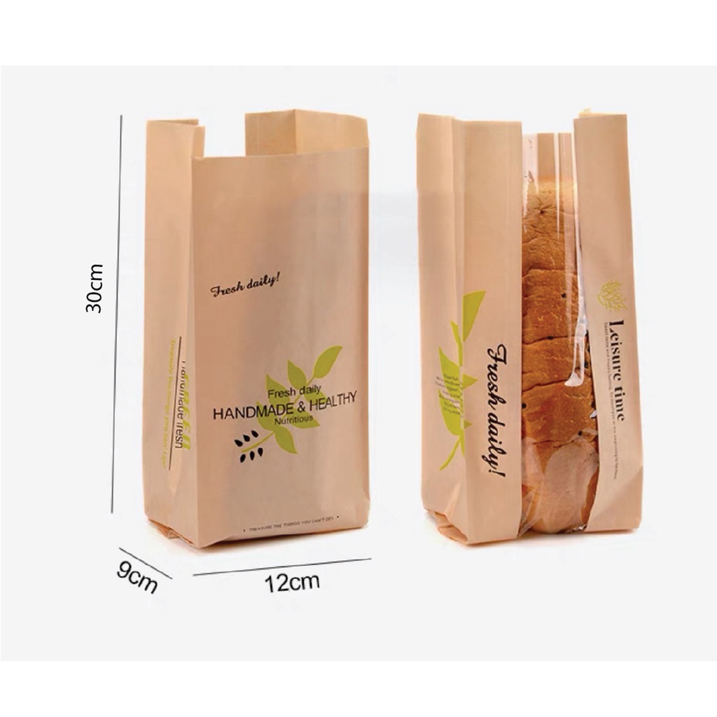 50 TÚI ĐỰNG BÁNH MÌ hoa cúc/bánh mì sandwich, kích thước 30x12x9 cm, đa dạng mẫu mã, tiện dụng, an toàn vệ sinh