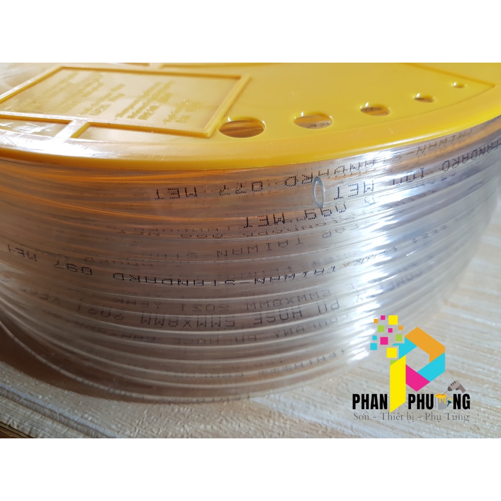 DÂY HƠI KHÍ NÉN PU / ỐNG HƠI ỐNG DẦU 4MM / 8MM