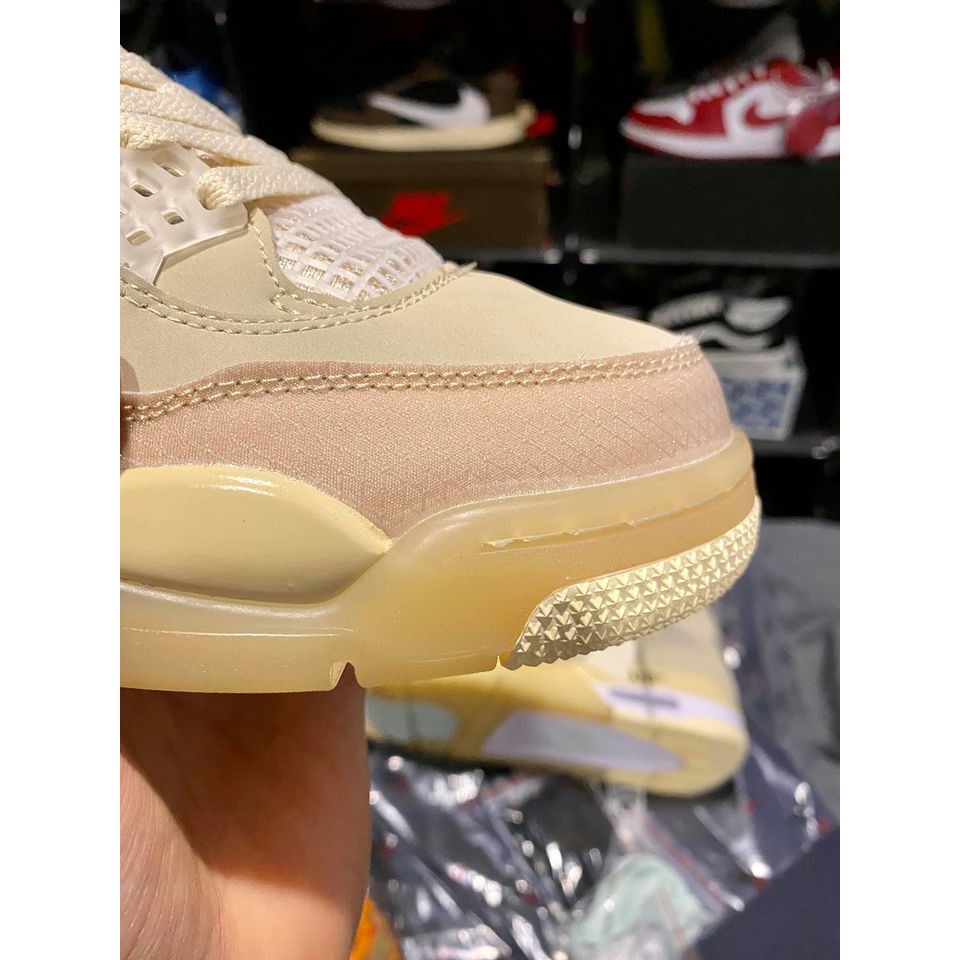 [RenStore] Giày Off White ™ x Air Jordan 4 "Cream/Sail" OW