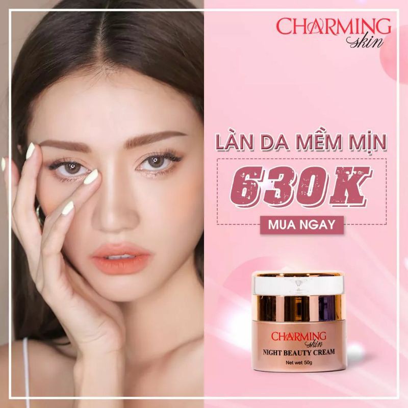 Kem dưỡng trắng da mặt ban đêm Night Beauty Cream-Charming Skin