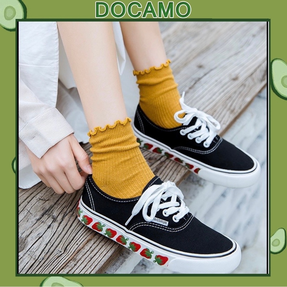 Tất bèo cổ ngắn vintage TN10