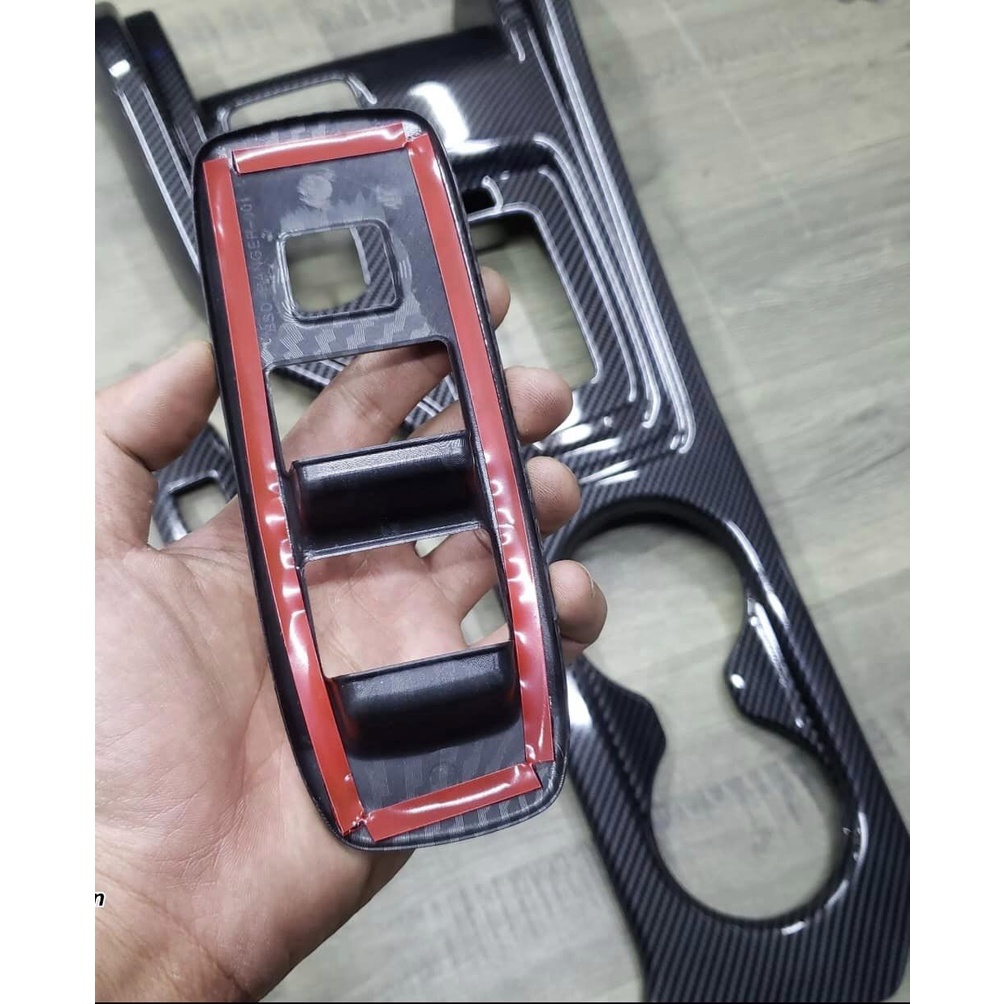 Ốp nội thất xe Ford Ranger 2016 dến 2021 mẫu vân carbon ABS thể thao cao cấp