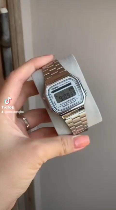 Đồng hồ nam Casio a168 cổ điển, chống nước, dây thép không gỉ. | BigBuy360 - bigbuy360.vn