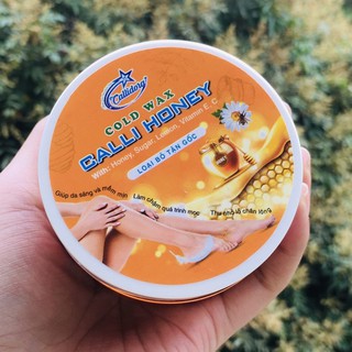 Sáp Wax Lông An Lành Nách Bikini Calli Honey sáp was lông mật ong tặng 50 giấy 2 que wax - WCH