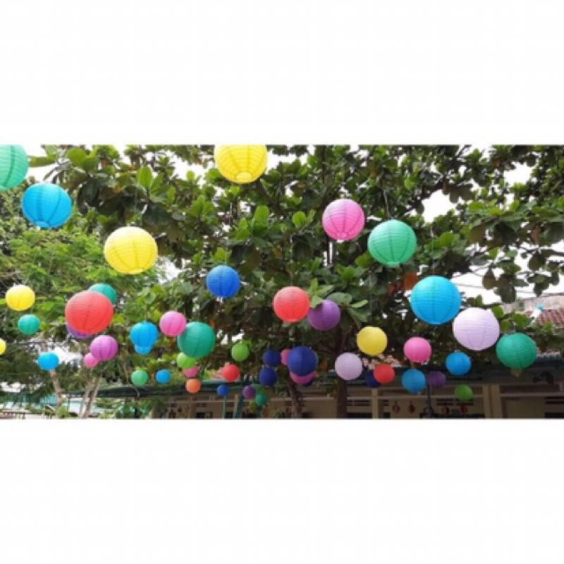 Đèn lồng trang trí size 25 và 30 cm siêu bền không thấm nước