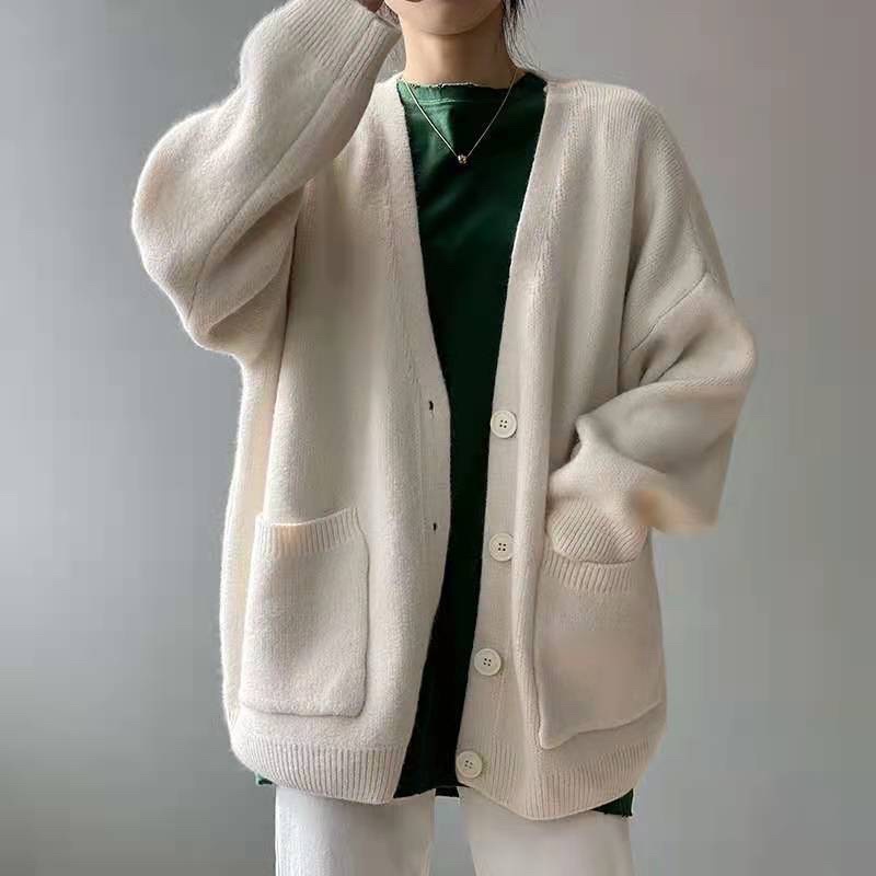 Áo khoác cardigan len Cherry phong cách Hàn Quốc cực xinh hàng Sẵn ( MÃ KL04 ) | BigBuy360 - bigbuy360.vn