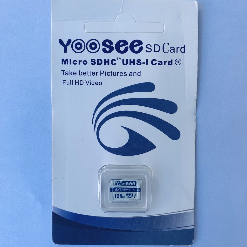 ( Chuyên Dụng cho camera )Thẻ Nhớ Microsdxc Yoosee Extreme Plus 128GB UHS-I U3 4K R90MB/S W40MB/S (Trắng Xanh) | BigBuy360 - bigbuy360.vn