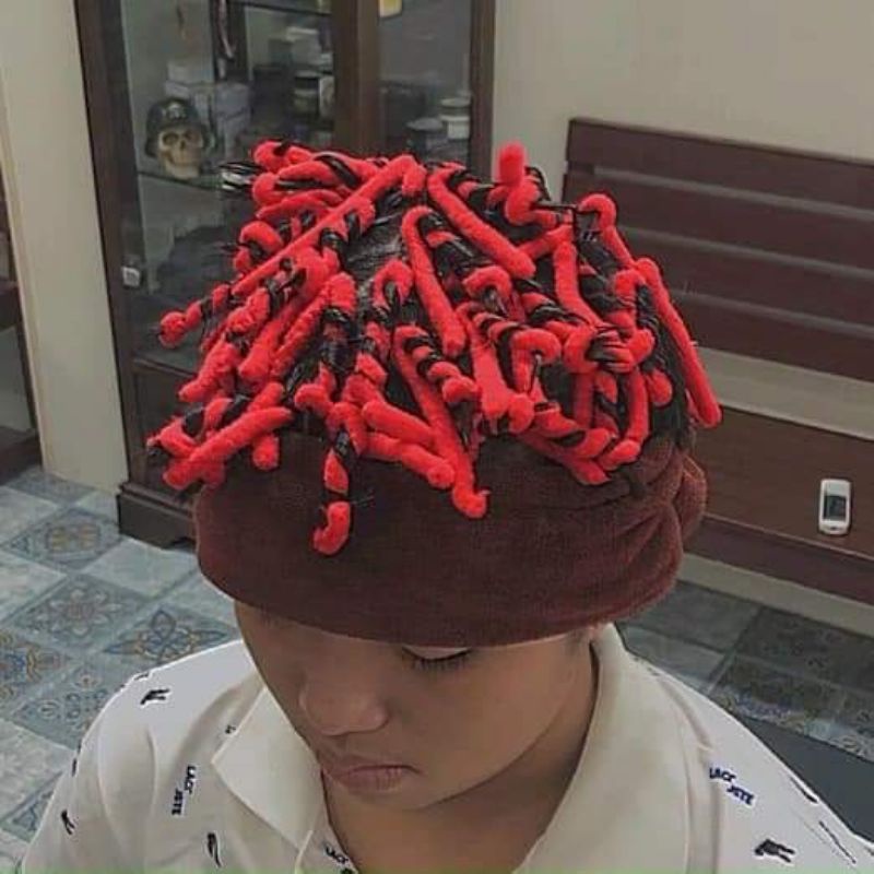 Com bo 18 dây kẽm nhung sợi to uốn tóc con sâu. hàng đảm bảo như ảnh